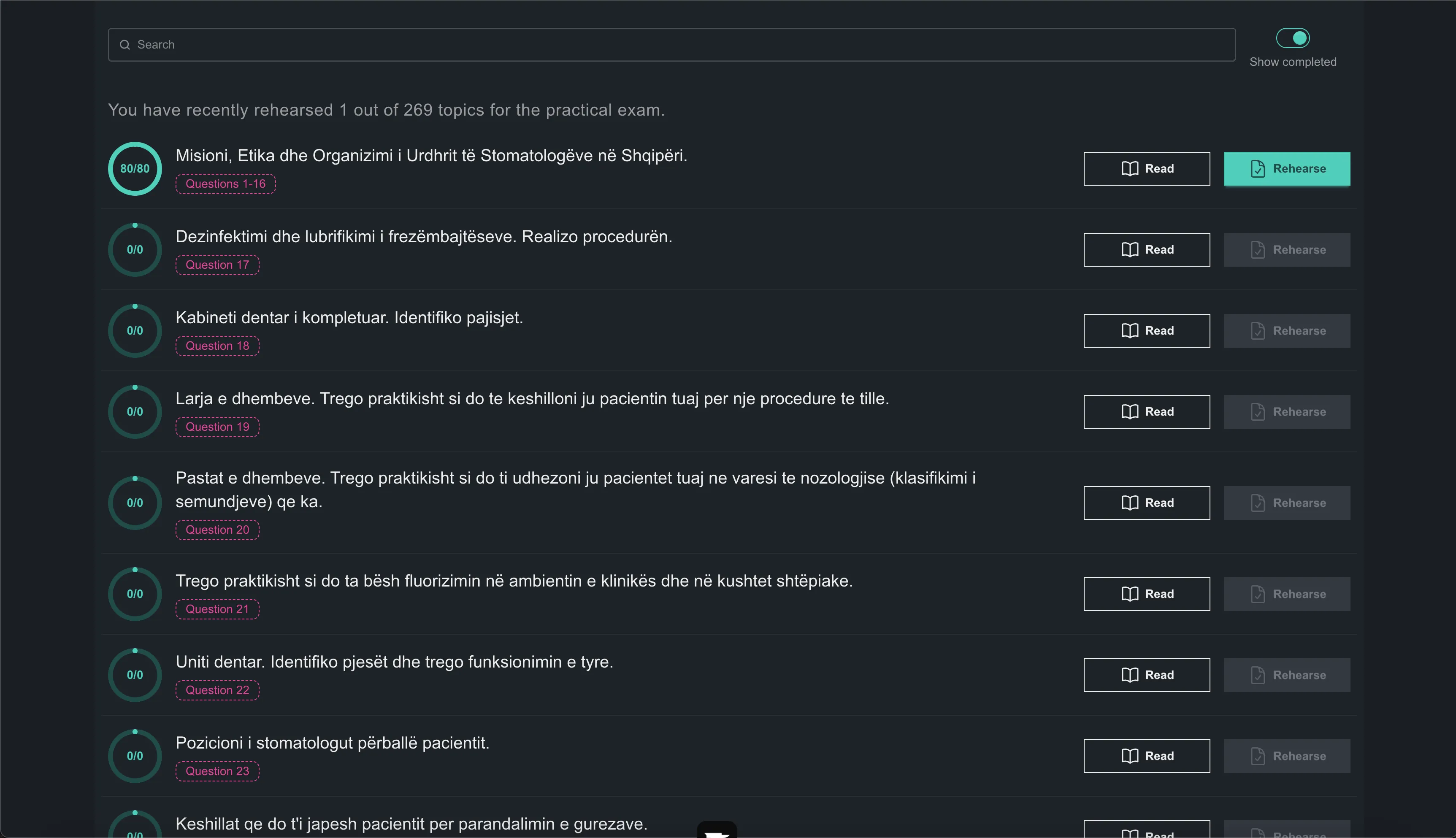 Testi Praktik Pergjigjet